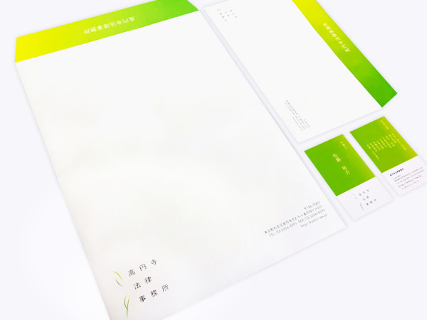 おしゃれな封筒デザイン実績